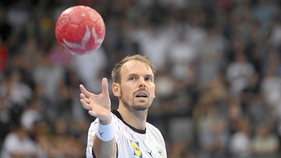 Handballer Kai Häfner beendet nach den Olympischen Spielen seine Karriere in der Nationalmannschaft.. Foto: Marijan Murat/dpa