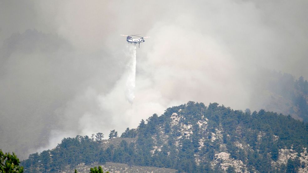 Anwohner der betroffenen Region in den Rocky Mountains wurden zur Evakuierung aufgefordert. Foto: Zachary Spindler-Krage/The Denver Post/AP/dpa