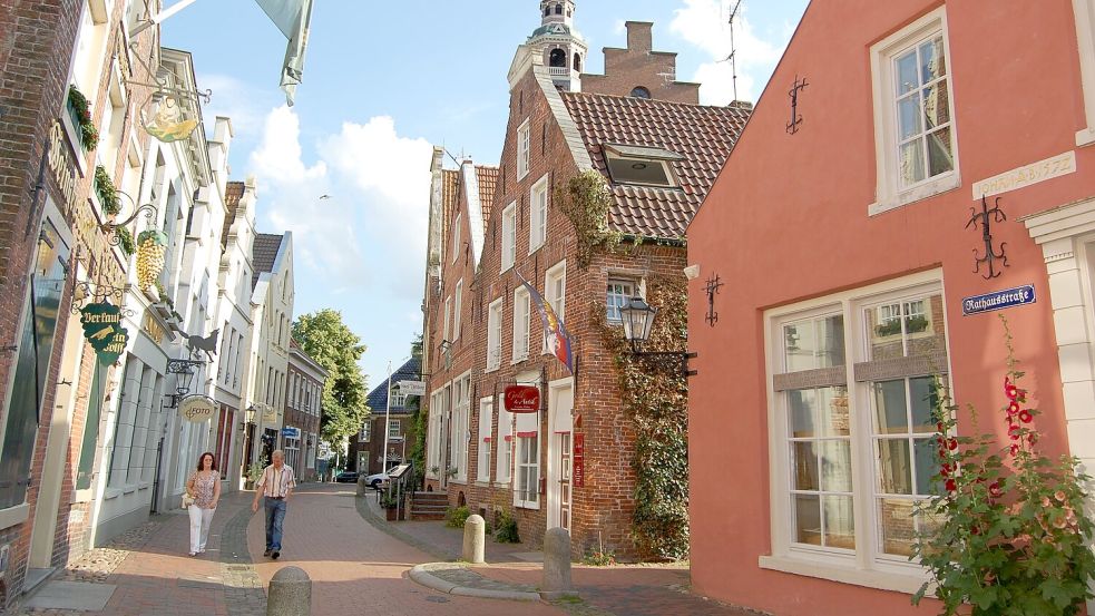 In der Leeraner Altstadt öffnen und schließen einige Geschäfte. Foto: Ostfriesland.Travel