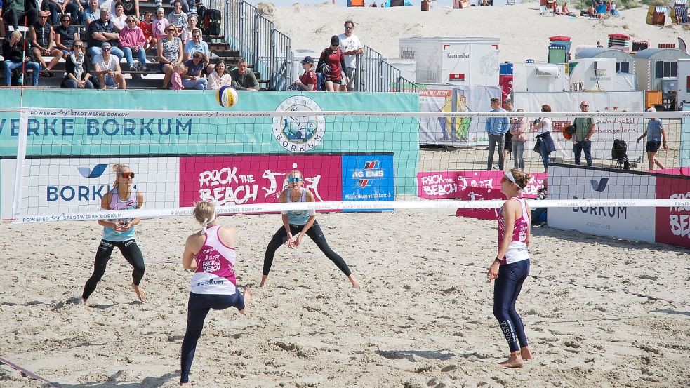 Auch Beachvolleyball ist bei den Beach Days ein Publikumsmagnet. Foto: Ferber