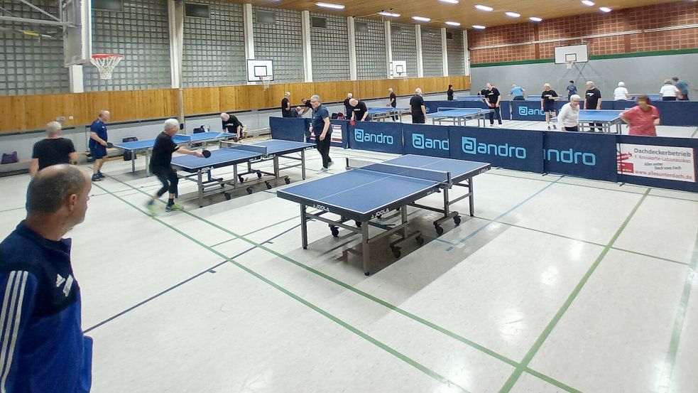 In der Turnhalle des Sportvereins Warsingsfehn ist zu den Trainingszeiten von Ping-Pong-Parkinson immer schwer was los. Foto: privat