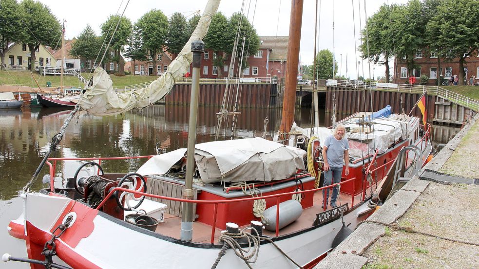 Uphoff auf seiner „Hoop op Zegen“. Foto: Oltmanns