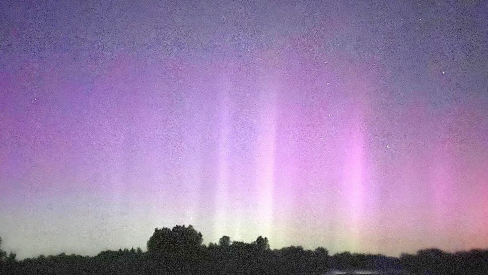 Sogenannte Beamer sind senkrechte Strahlen, die sich am Horizont entlangbewegen. Foto: Hanz