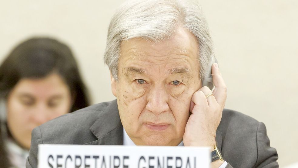 Guterres hat Sorge vor Ausbreitung der Kinderlähmung Foto: Salvatore Di Nolfi/KEYSTONE/dpa