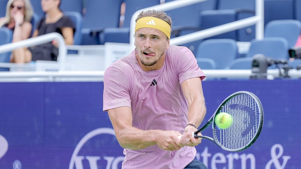 Alexander Zverev trifft im Halbfinale in Cincinnati auf Jannik Sinner. Foto: Scott Stuart/ZUMA Press Wire/dpa