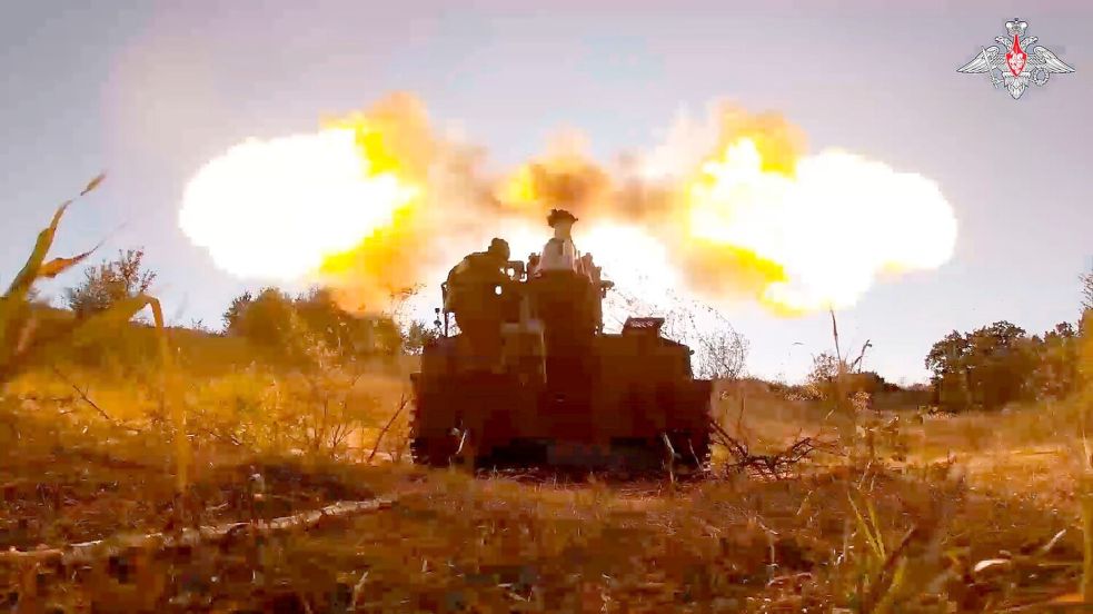 Die russische Armee versucht seit fast zwei Wochen, den ukrainischen Angriff im Gebiete Kursk zurückzuschlagen. (Handout) Foto: -/Russian Defense Ministry Press Service /dpa