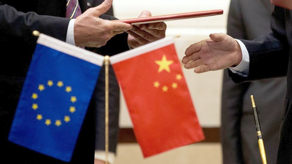 Handelsdiplomatie gefragt: Können sich die EU und China noch einigen? (Archivbild) Foto: Andy Wong/AP/dpa