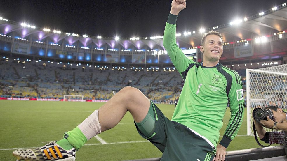 Wohl der größte Tag seiner Karriere: Am Gewinn des WM-Titels im Maracanã-Stadion hatte Manuel Neuer großen Anteil. Foto: imago/Moritz Müller