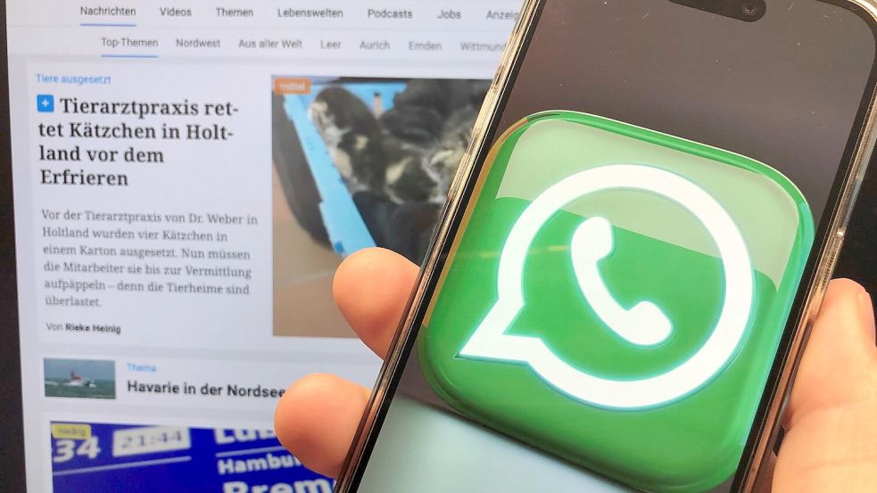 Nachrichten der OZ gibt es ab sofort auch bei WhatsApp.