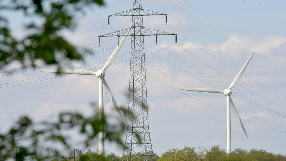 Elektrizität wollen und müssen alle nutzen – Windkraftanlagen und Freileitungen gefallen trotzdem nicht jedem. Foto: Ortgies