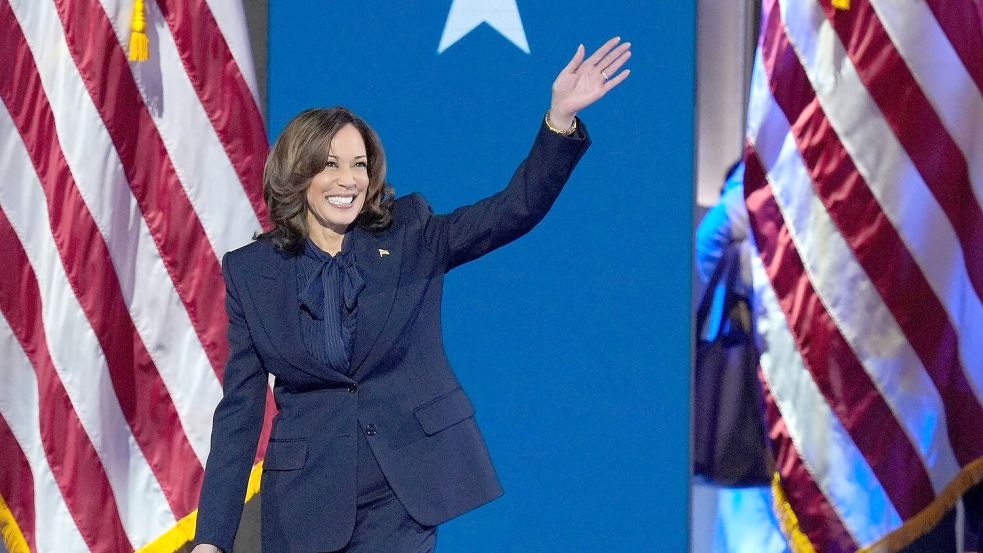 Kamala Harris will eine „Präsidentin für alle Amerikaner“ sein. Foto: J. Scott Applewhite/AP/dpa