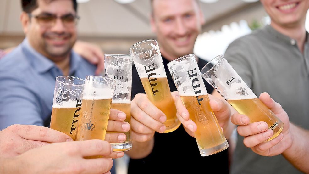 Beim Bierfest in Nortmoor können zahlreiche Sorten probiert werden. Foto: Stromann/Archiv