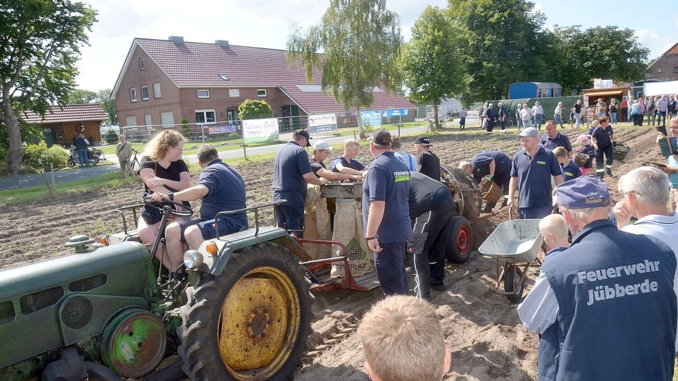 Das traditionelle Kartoffelfest steht in Jübberde auf dem Programm. Foto: Lehmann/Archiv