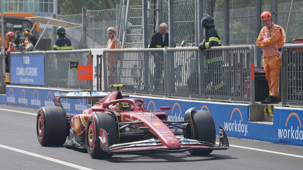 Für Carlos Sainz ist es das letzte Italien-Wochenende in der Formel 1 als Ferrari-Pilot. Foto: Hasan Bratic/dpa