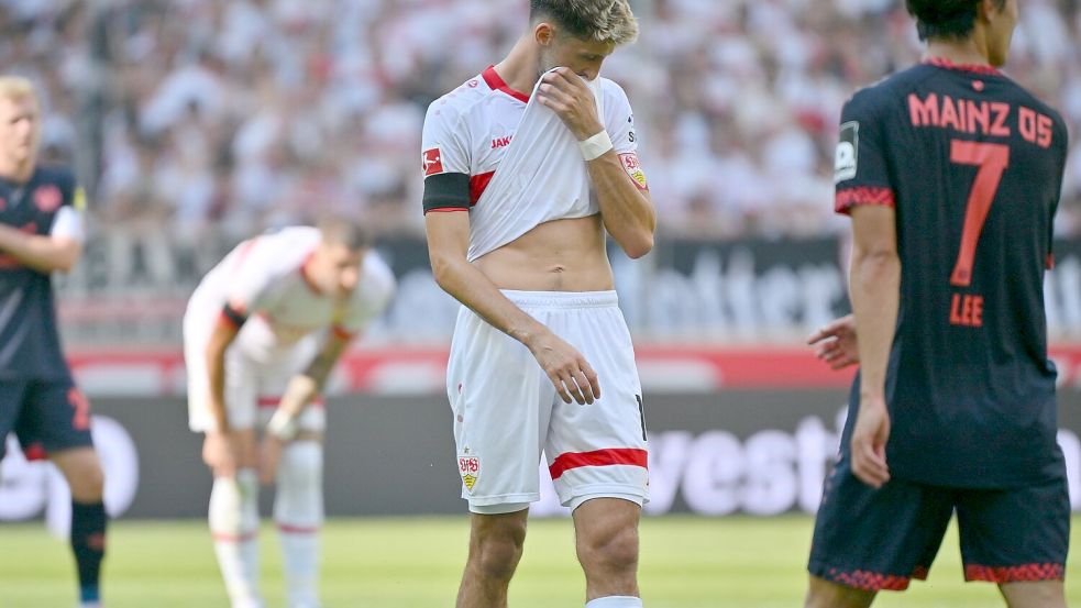 Der VfB Stuttgart wartet weiter auf den ersten Sieg. Foto: Jan-Philipp Strobel/dpa