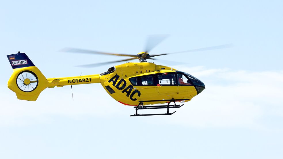 Die Radfahrerin wurde in eine Klinik gebracht. Symbolfoto: ADAC Luftrettung