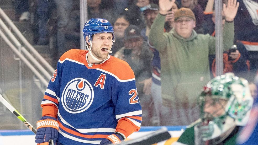 In Nordamerika ein Superstar, in Deutschland noch etwas unter dem Radar: Leon Draisaitl. Foto: JASON FRANSON/The Canadian Press/AP/dpa