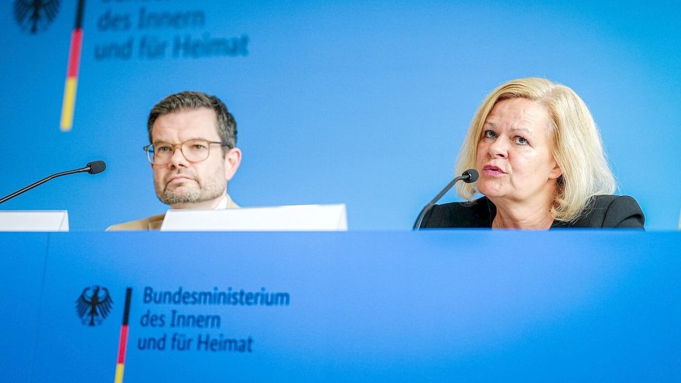 Das Sicherheitspaket der Bundesregierung liegt jetzt als Gesetzentwurf vor. Foto: Kay Nietfeld/dpa