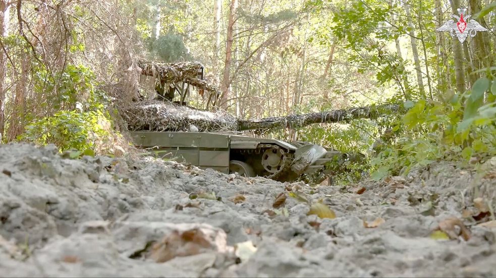 Blutiges Ringen um Positionen bei Kursk. (Archivbild) Foto: Uncredited/Rusian Defense Ministry Press Service/AP/dpa