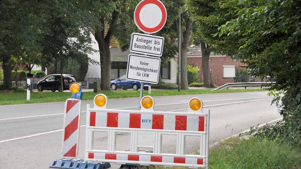 Es geht weiter an der Baustelle an der Bundesstraße 436. Foto: Wolters