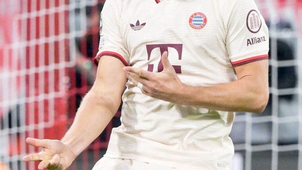 Mann des Abends in der Allianz Arena: Harry Kane. Foto: Peter Kneffel/dpa