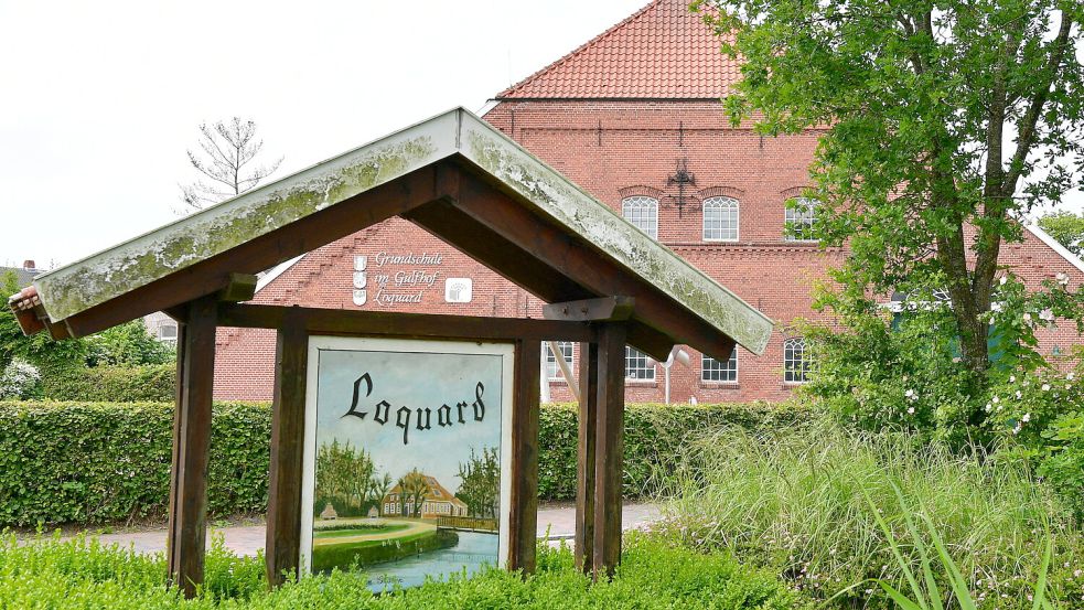 Aus der Grundschule im Gulfhof in Loquard soll eine große Kita werden. Foto: Wagenaar/Archiv