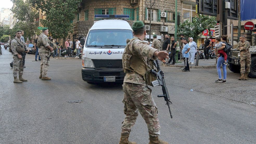 Tausende Verletzte mussten im Libanon ärztlich versorgt werden. Foto: Marwan Naamani/dpa