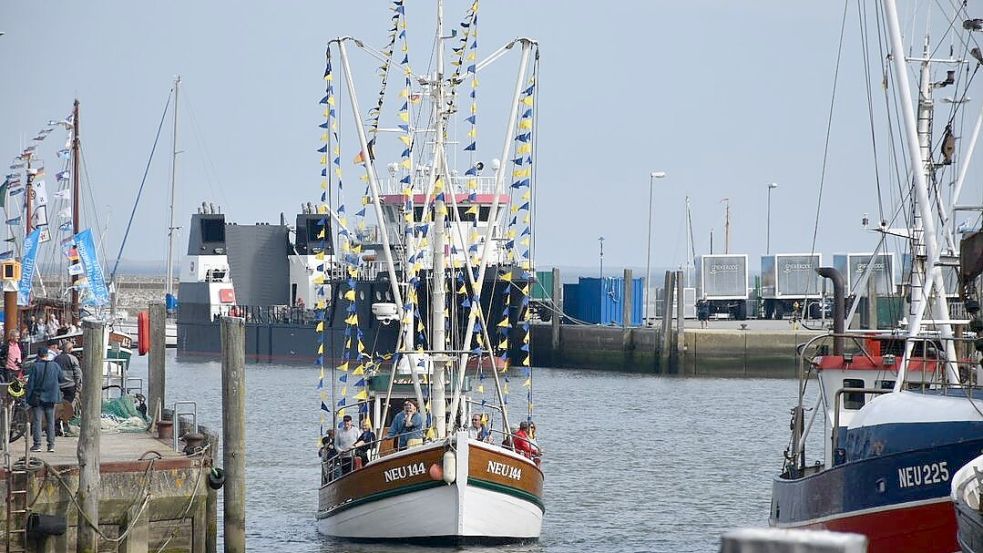 Der Kutter „Seestern“ aus Neuharlingersiel bietet beim Hafenfest Ausfahrten an. Foto: Hafenfreunde Neuharlingersiel