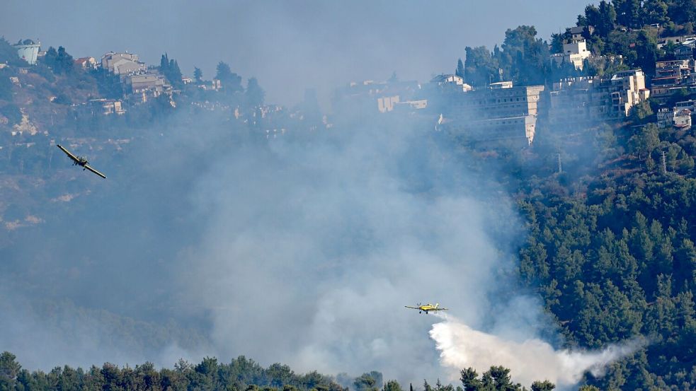 Der militärische Konflikt zwischen Israel und der Hisbollah verschärft sich. Foto: Ayal Margolin/JINI via Xinhua/dpa