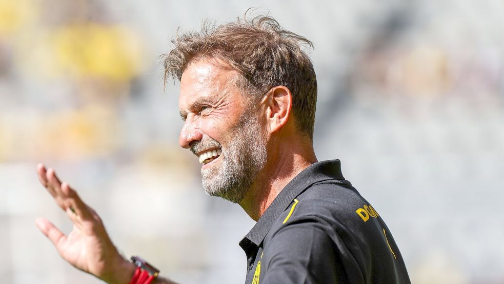 Jürgen Klopp kann eines Tages Bundestrainer werden, meint Rudi Völler. Foto: Christoph Reichwein/dpa