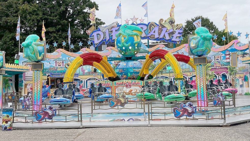 Die Gondeln der Krake sind frei drehbar und passen sich dem Schwung der Fahrt an. Foto: privat