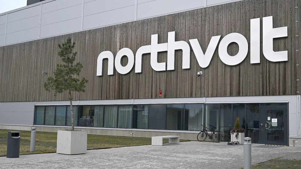 1.600 Northvolt-Mitarbeiter in Schweden verlieren ihre Jobs. Foto: Britta Pedersen/dpa