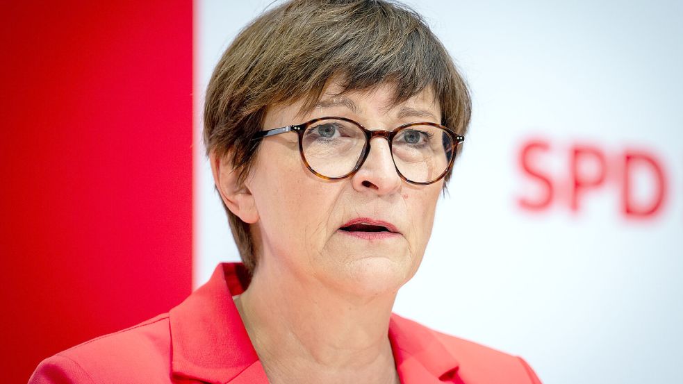 Die SPD-Vorsitzende Saskia Esken blickt wenig optimistisch auf die weitere Zusammenarbeit der Ampel-Koalition. Foto: dpa/Soeren Stache