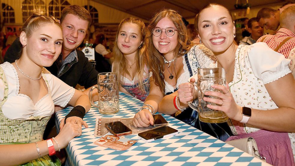 Die Stimmung beim Oktoberfest war ausgelassen. Foto: Stromann