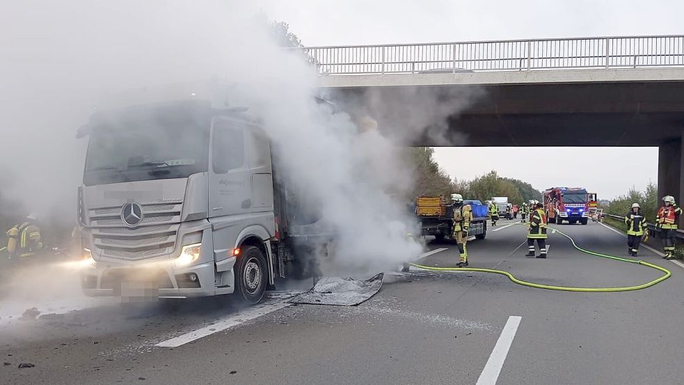 Es gab eine starke Rauchentwicklung. Foto: Feuerwehr