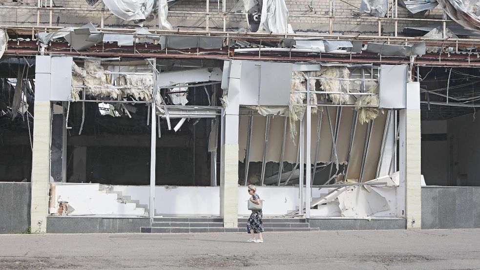 Frontnahe Städte wie Kramatorsk im ukrainischen Gebiet Donezk geraten regelmäßig unter russischen Beschuss. (Archivbild) Foto: -/Ukrinform/dpa