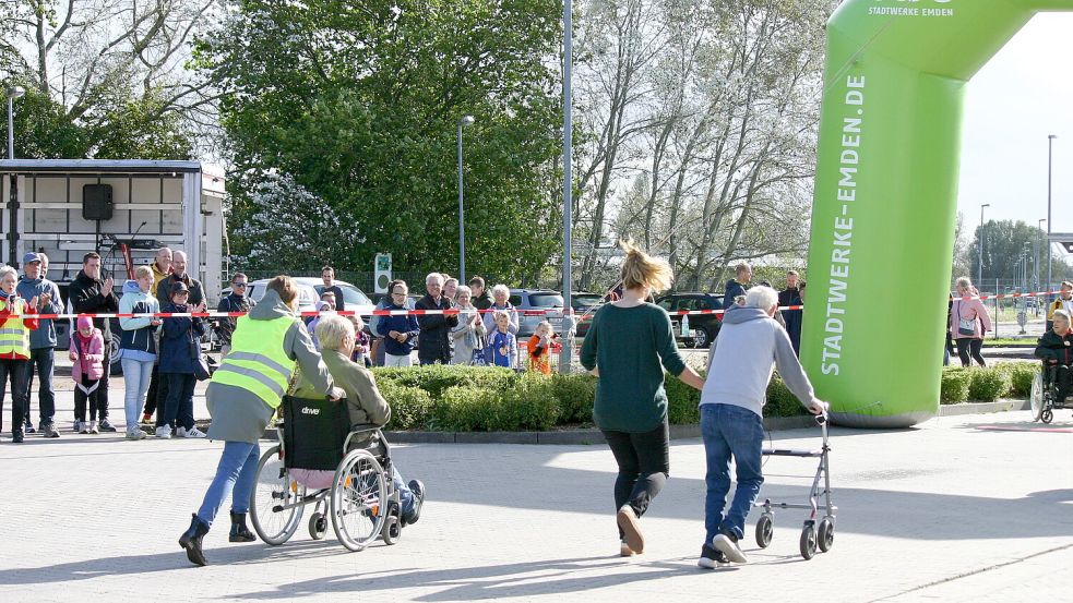 Menschen mit und ohne Beeinträchtigungen liefen gemeinsam. Foto: privat