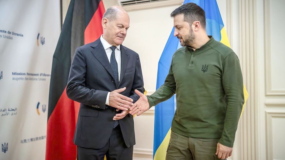 US-Präsident Biden kommt nicht nach Berlin. Dafür empfängt Scholz am Freitag einen anderen Besucher in Berlin. Foto: Michael Kappeler/dpa