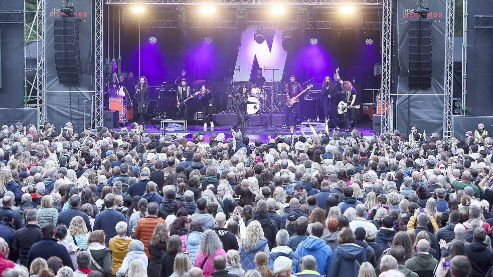 Keiner begeisterte 2024 so viele Menschen auf der Freilichtbühne wie Nena. Insgesamt 3800 Zuhörer waren bei ihrem Konzert im Juni dabei. Foto: Archiv/Doden