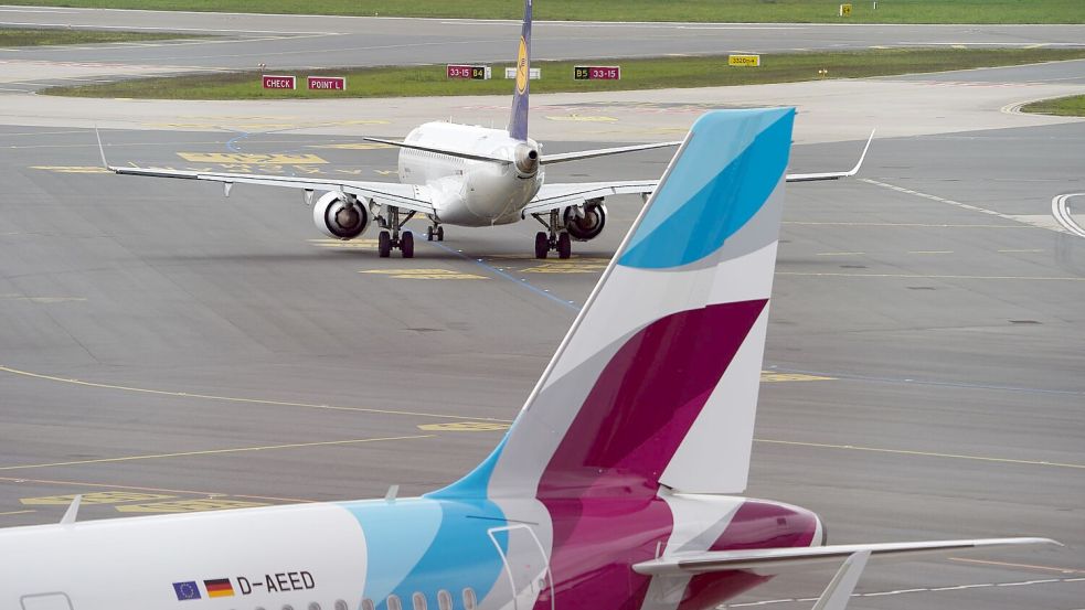 Eurowings ist der größte Anbieter in Hamburg. Foto: Marcus Brandt/dpa