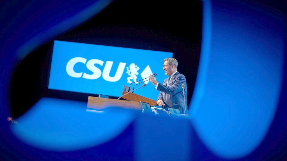 Die CSU beschließt in ihren Leitanträgen zentrale Forderungen für Bundestagswahlkampf. Foto: Peter Kneffel/dpa