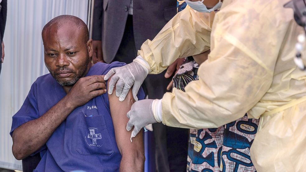 Anfang Oktober hat die Demokratische Republik mit Impfungen gegen Mpox begonnen. (Archivbild) Foto: Moses Sawasawa/AP/dpa