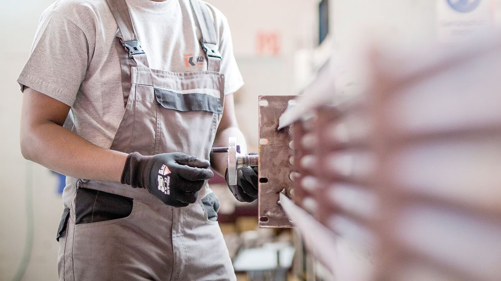 Auszubildende aus dem Ausland helfen auch den Betrieben im Handwerk weiter. Foto: Schmidt/DPA