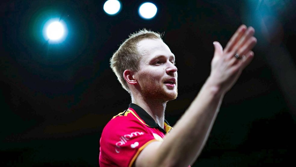 Die Überraschung der Tischtennis-EM: Benedikt Duda. Foto: Eva Manhart/APA/dpa