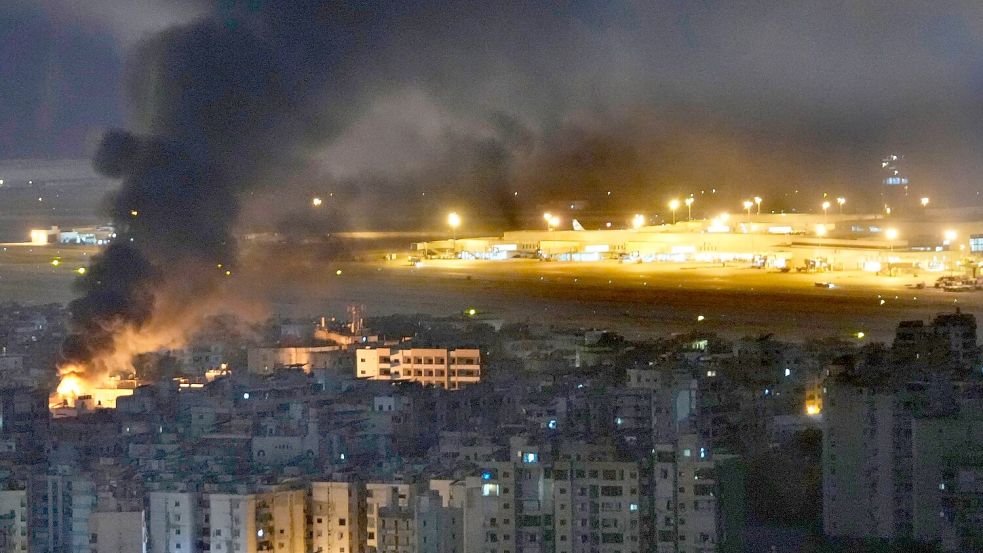 Israels Luftwaffe fliegt erneut Angriffe im Libanon. Foto: Hussein Malla/AP/dpa