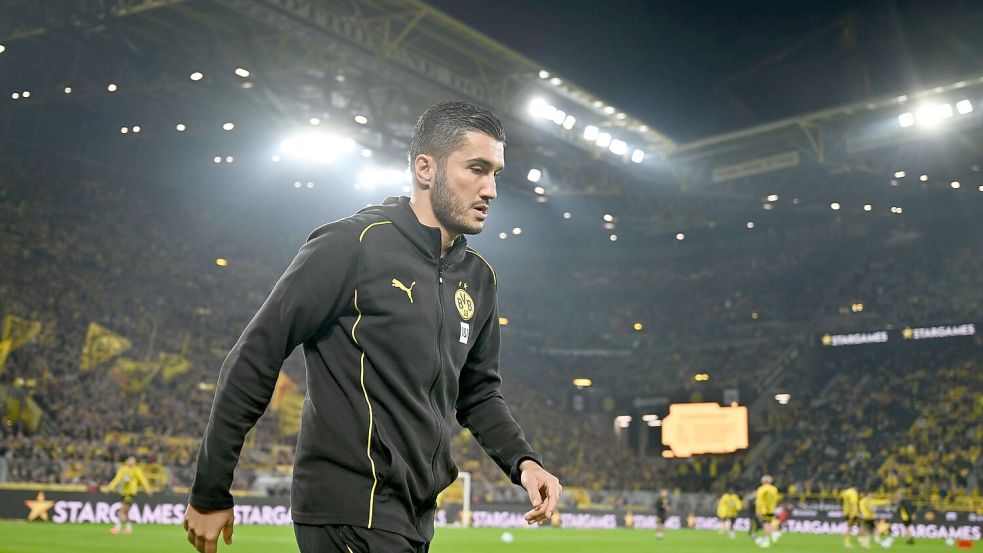 Reist mit Personalsorgen nach Madrid: BVB-Coach Nuri Sahin. Foto: Bernd Thissen/dpa