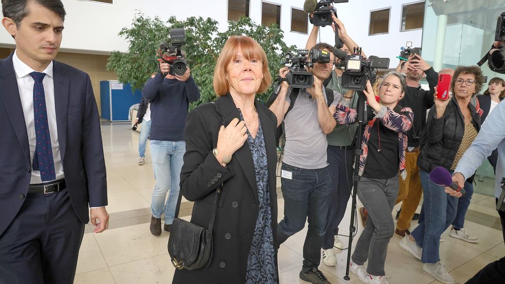 Es war Gisèle Pelicots eigener Wunsch, nach einer ersten, langen Befragung zu Prozessbeginn Anfang September, nochmals auszusagen. Foto: IMAGO/MAXPPP