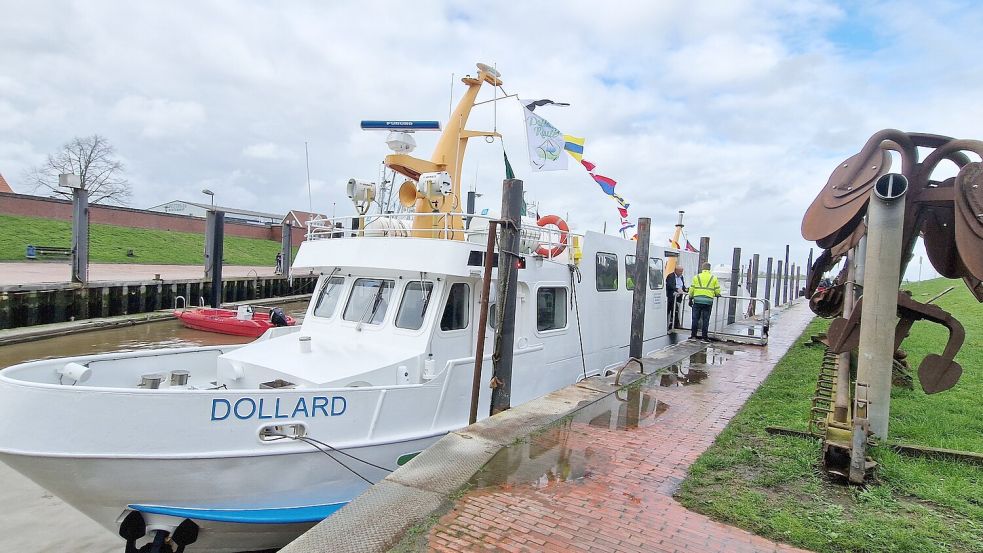 Aktuell liegt das Schiff im Winterquartier in Emden bei Gerüstbau Adalbert Janssen in Emden, bevor es voraussichtlich im April 2025 wieder zur jährlichen Wartung und Inspektion zur Schiffswerft Diedrich nach Oldersum gebracht wird. Foto: Archiv/Gettkowski