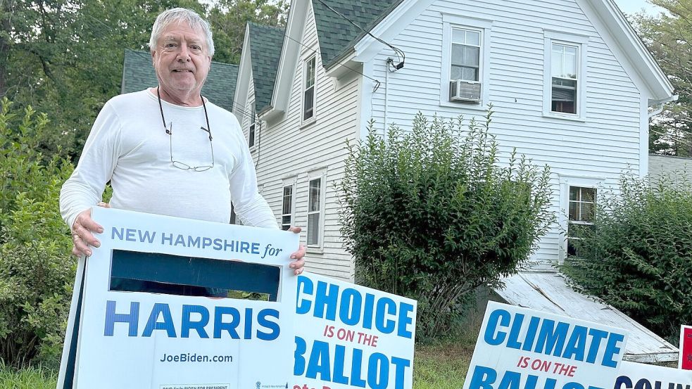 Ein Sieg der Demokratin Harris in New Hampshire galt als sicher. (Archivbild) Foto: Holly Ramer/AP/dpa