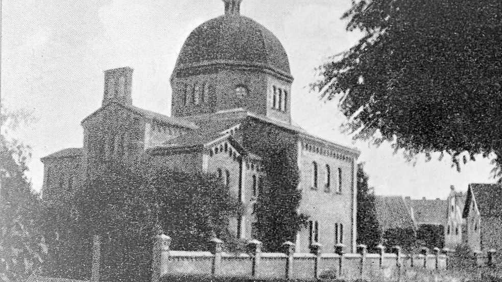 So sah die Synagoge an der Heisfelder Straße in Leer auf. Sie wurde in der Pogromnacht zerstört. Foto: Stadtarchiv